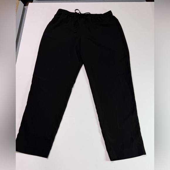 Talbots Pants - Talbots Women's Black Straight wide Leg Pants